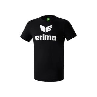 Erima Sport-Tshirt Basic Promo Logo (100% Baumwolle) schwarz Herren